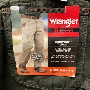 Wrangler Riggs Ranger Workwear Men's Carpenter Pants Relaxed Fit, 38 x 30 NEW